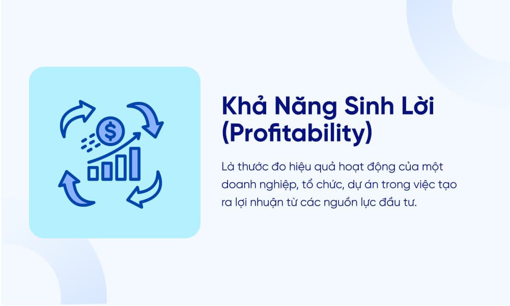 Khả năng sinh lời trong đầu tư là gì